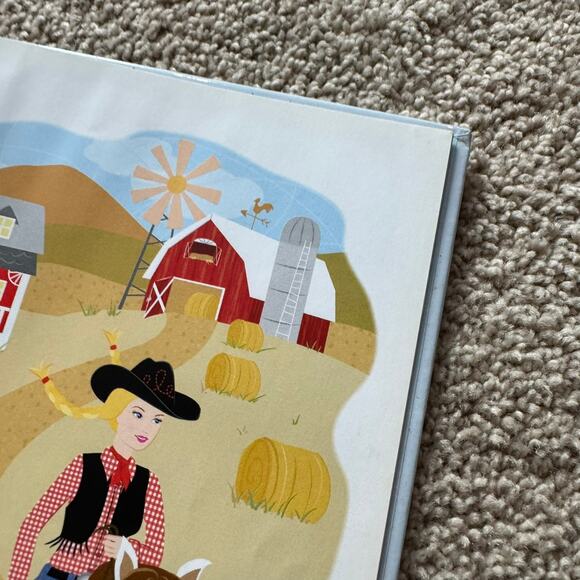 Barbie Hardback Children's Book Rodeo Cowgirl! #2 by Alison Inches On the Farm - Picture 13 of 13